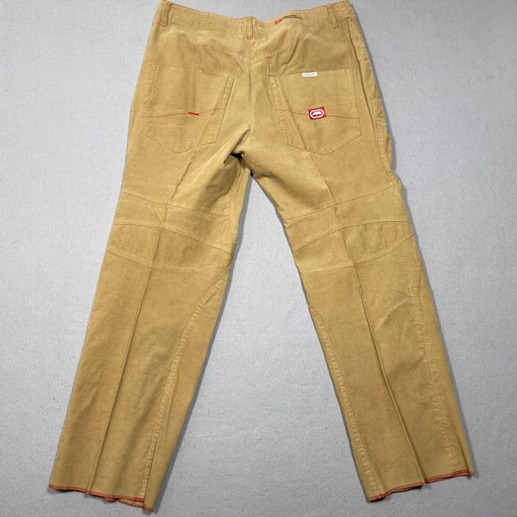 Ecko Unltd Pants Mens 36 Beige Flat Front Lightweight Straight Leg Corduroy NWOT - Picture 10 of 11